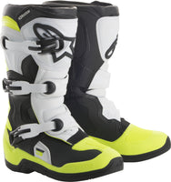 Tech 3s Boots Black/White/Yellow Sz 07 - Santa Clara Cycle