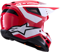 Sm3 Heat Helmet Red/White/Black Glossy Lg