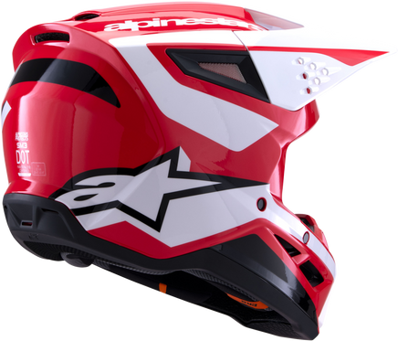 Sm3 Heat Helmet Red/White/Black Glossy Lg
