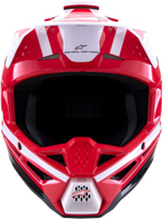 Sm3 Heat Helmet Red/White/Black Glossy Lg