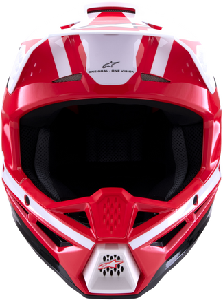 Sm3 Heat Helmet Red/White/Black Glossy Lg