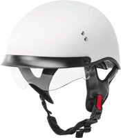 Hh 65 Half Helmet Full Dressed Matte White - Santa Clara Cycle