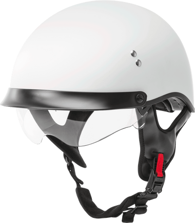 Hh 65 Half Helmet Full Dressed Matte White - Santa Clara Cycle