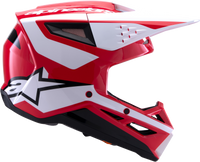 Sm3 Heat Helmet Red/White/Black Glossy Lg