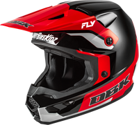 Kinetic Dbk Helmet Black/Red/Grey Md