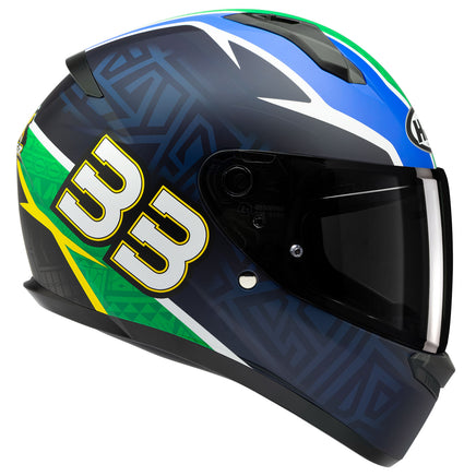 HJC C10 Brad Binder BB33 LTD Street Motorcycle Helmet - Santa Clara Cycle