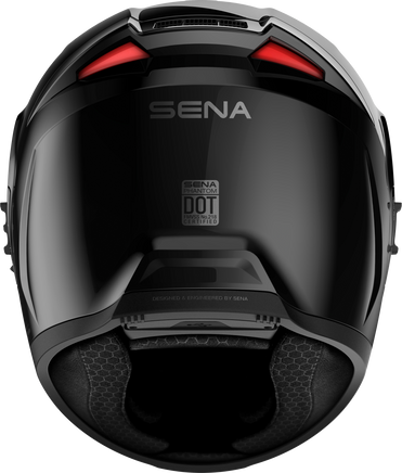 Phantom Ff Mesh Com Helmet Glossy Black Lg