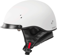 Hh 65 Half Helmet Full Dressed Matte White - Santa Clara Cycle
