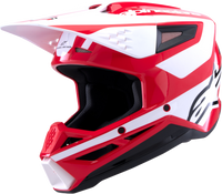 Sm3 Heat Helmet Red/White/Black Glossy Lg