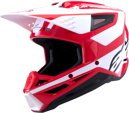 Sm3 Heat Helmet Red/White/Black Glossy Lg