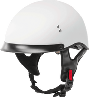 Hh 65 Half Helmet Full Dressed Matte White - Santa Clara Cycle