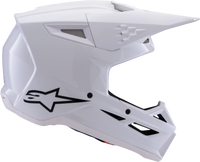 Sm3 Solid Helmet White Glossy Lg