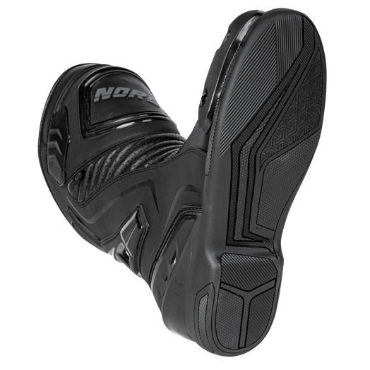 Noru Hakone Black Street Motorcycle Boot| Santa Clara Cycle