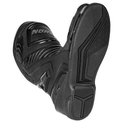 Noru Hakone Black Street Motorcycle Boot - Santa Clara Cycle