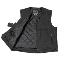 Noru men's Ika CCW Leather Vest - Santa Clara Cycle