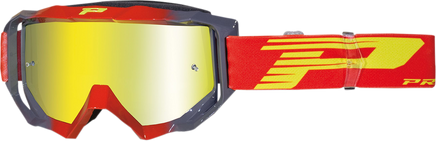 PRO GRIP Venom Goggles Gray/Red PZ3200ROGRFL - Santa Clara Cycle