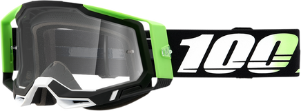 100% Racecraft 2 Goggles - Kalkuta - Clear 50009-00006 - Santa Clara Cycle