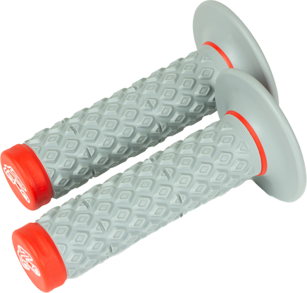 RENTHAL MX Dual Grips - Comfort - Soft/Firm - Red g209 - Santa Clara Cycle