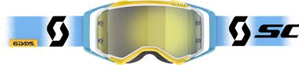 Prospect 6 Days Le Goggle 2023 Argentina Wht/Blu Ylw Chrome W - Santa Clara Cycle