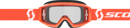 Scott Primal Goggle Orange/White Clear Works - Santa Clara Cycle
