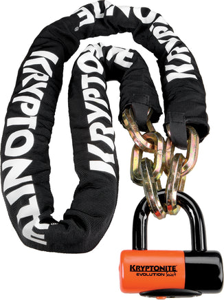 KRYPTONITE New York Chain W/Evolution Series 4 Disc Lock 5' 6" - Santa Clara Cycle