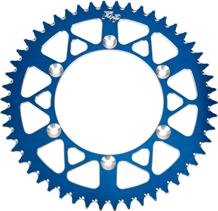 Rear Sprocket Aluminum 49t 520 Blu Hon/Yam - Santa Clara Cycle
