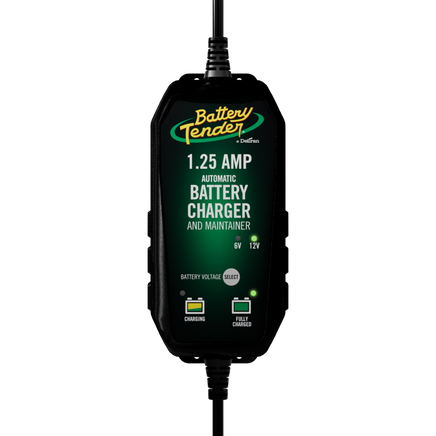 Battery Tender Selectable 1.25 Amp Charger 6/12 Volt - Santa Clara Cycle