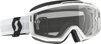 Scott Split OTG Goggle White w/Clear Work Lens - Santa Clara Cycle