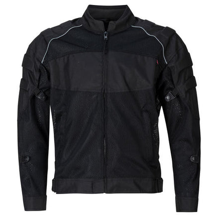 Noru Kaze Black Mesh Motorcycle Jacket - Santa Clara Cycle