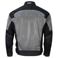 Noru Kuki Mesh Silver Motorcycle Jacket - Santa Clara Cycle
