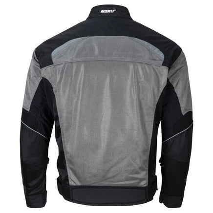 Noru Kuki Mesh Silver Motorcycle Jacket - Santa Clara Cycle