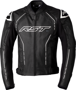 S1 Ce Jacket Black/Black/White Leather Sm