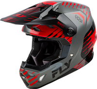 Formula Cp Slice Helmet Grey/Red/Black Sm