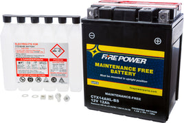 Firepower CTX14AHL-BS Motorcycle Battery