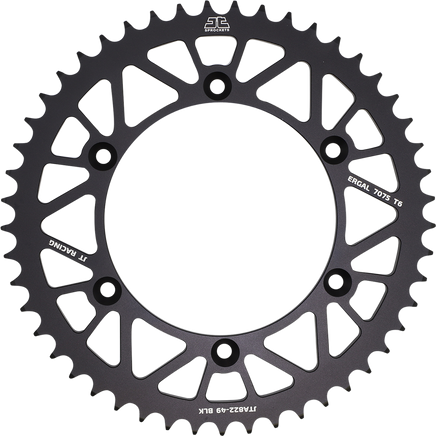 JT SPROCKETS Rear Sprocket - 520 - Black - 44 Tooth JTA822.44BLK