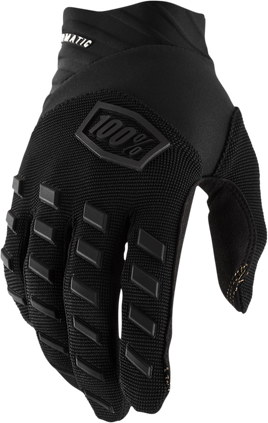 100% Airmatic Gloves - Black/Charcoal - Small 10000-00000