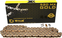 PROX 520 MX Chain - Gold - 120 Link 07.RC520120CG