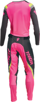 THOR Women's  Pulse REV Jersey Charcoal/Pink