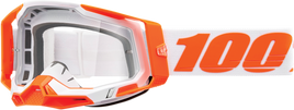 100% Racecraft 2 Goggle - Orange - Clear Lens 50009-00013