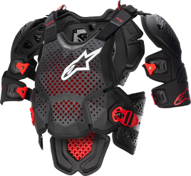 ALPINESTARS A-10 v2 Full Roost Guard - Black/Red - M/L 6700523-1431-ML