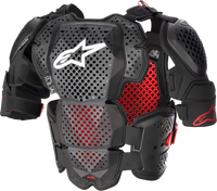 ALPINESTARS A-10 v2 Full Roost Guard - Black/Red - M/L 6700523-1431-ML