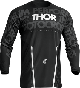 THOR Pulse Mono Jersey - Black/White - Large 2910-7099
