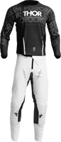 THOR Pulse Mono Jersey - Black/White - Large 2910-7099