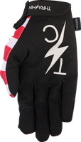 THRASHIN SUPPLY CO. Stars & Bolts Stealth Gloves - Red/Blue - Medium SV1-12-09
