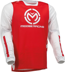 MOOSE OFFROAD Sahara Jersey - Red/White - Medium 2910-7427
