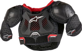 ALPINESTARS Youth Bionic Action Kickstart Chest Guard - Black/Red - 4/6 6740624-13-4/6