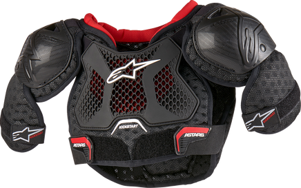 ALPINESTARS Youth Bionic Action Kickstart Chest Guard - Black/Red - 4/6 6740624-13-4/6
