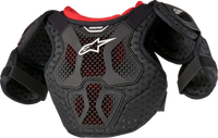 ALPINESTARS Youth Bionic Action Kickstart Chest Guard - Black/Red - 4/6 6740624-13-4/6