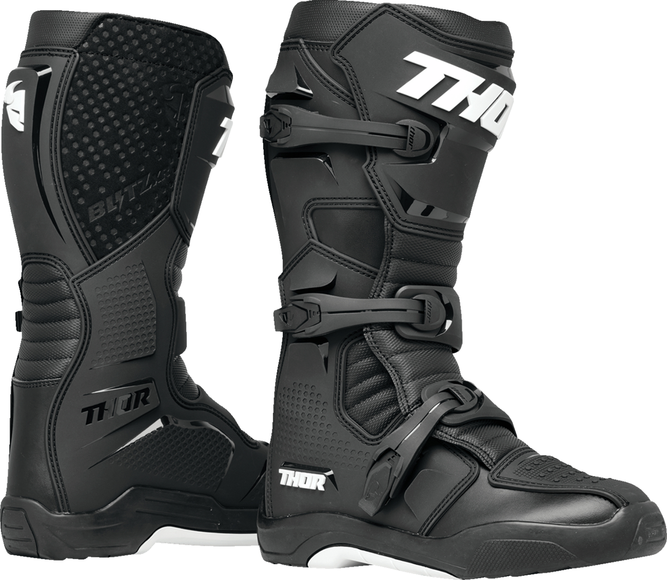 THOR モトクロスブーツ ブラック　US12サイズ THOR Blitz XR Boots - Black/White| Santa Clara Cycle