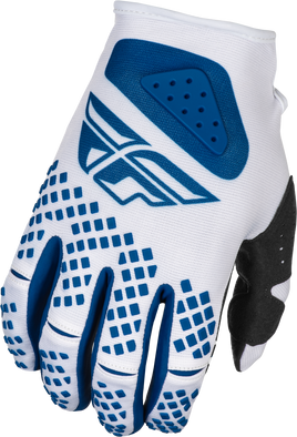 Kinetic Center Gloves White/Navy Sm